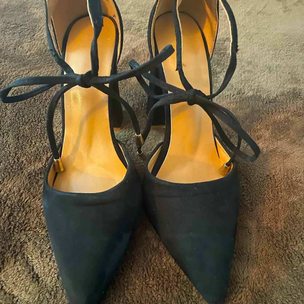 Black block heel 36